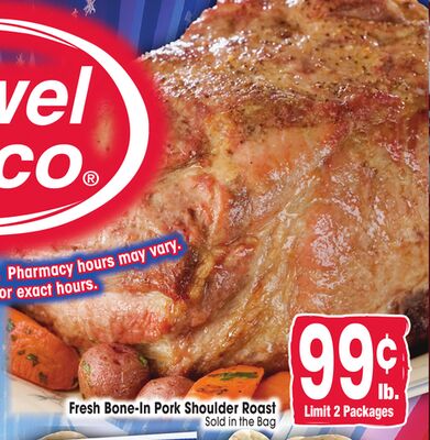 Fresh Bone-In Pork Shoulder Roast
