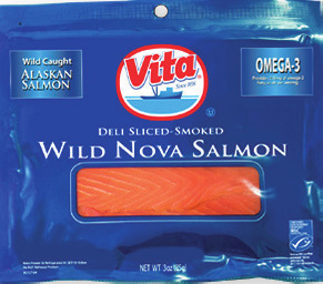Vita Wild Nova Salmon 3 oz., or Vita Herring 12 oz., Wine or Sour Cream Sauce