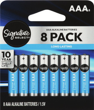 Signature Select AA or AAA Batteries