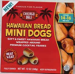 Chicago Deli Hawaiian Bread Mini Dogs