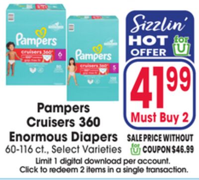 Pampers Cruisers 360 Enormous Diapers