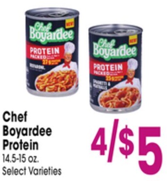 Chef Boyardee Protein