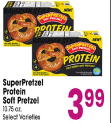 SuperPretzel Protein Soft Pretzel