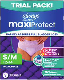 Always Discreet MaxiProtect Trial