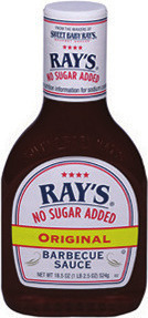 Sweet Baby Rays No Sugar Added BBQ Sauce, Wing Sauce or Marinade