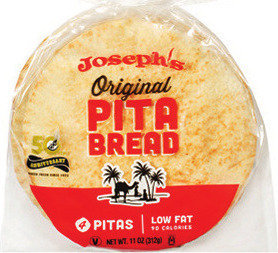 Joseph's White or Whole Wheat Pita Bread