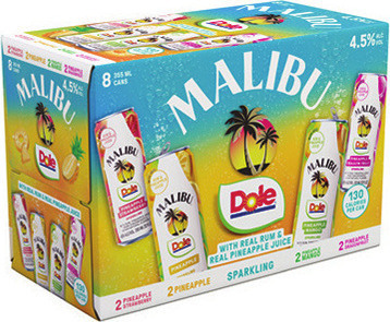 Malibu & Dole Sparkling Cocktails Variety Pack
