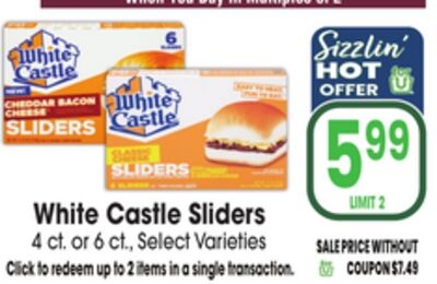 White Castle Sliders