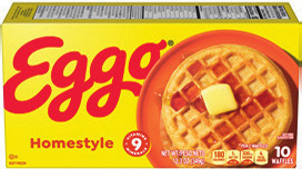 Eggo Waffles or Pancakes 9.3-14.8 oz. or Nutella or Kinder Bueno Ice Cream 14 oz.