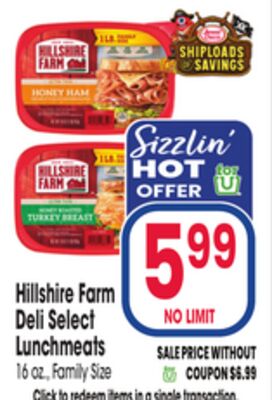 Hillshire Farm Deli Select Lunchmeats