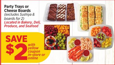 Party Trays or Cheese Boards