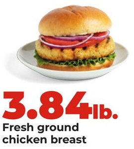 Fresh ground chicken breast