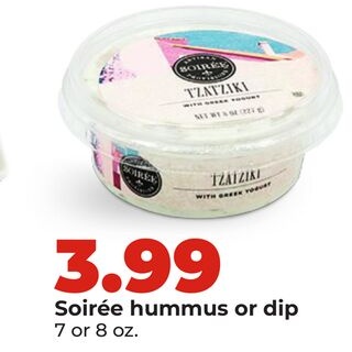 Soirée hummus or dip