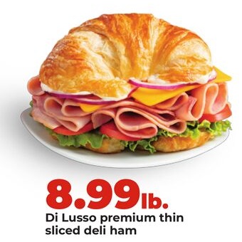 Di Lusso premium thin sliced deli ham