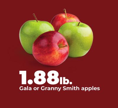 Gala or Granny Smith apples