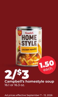 Campbell's homestyle soup