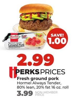 Fresh ground pork