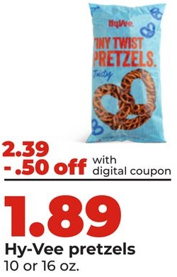 Hy-Vee pretzels