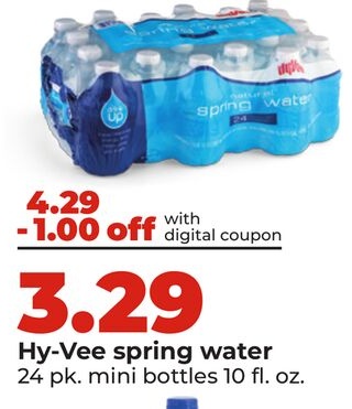 Hy-Vee spring water