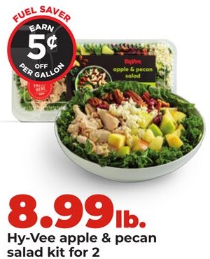 Hy-Vee apple & pecan salad kit for 2