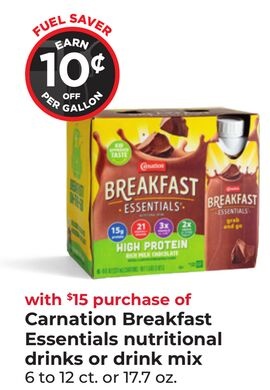 Carnation Breakfast Essentials nutritional drinks or drink mix