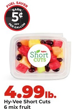 Hy-Vee Short Cuts 6 mix fruit