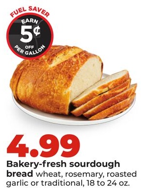 Bakery-fresh sourdough bread
