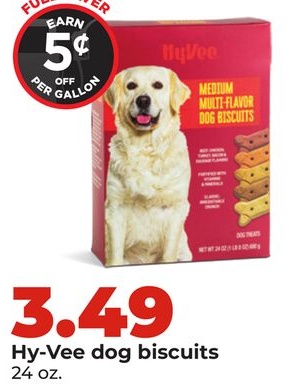 Hy-Vee dog biscuits