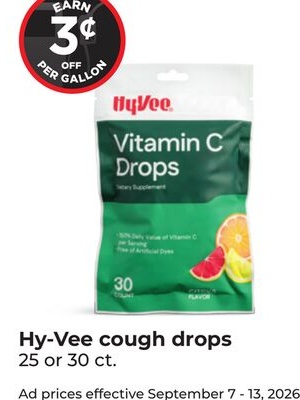 Hy-Vee cough drops