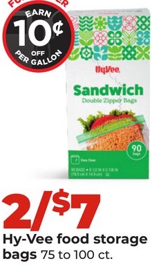 Hy-Vee food storage bags