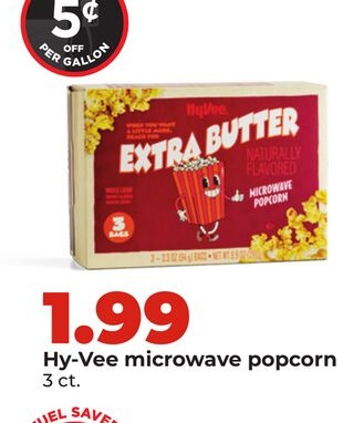 Hy-Vee microwave popcorn