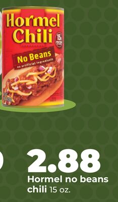 Hormel no beans chili