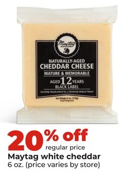 Maytag white cheddar