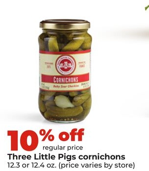 Three Little Pigs cornichons