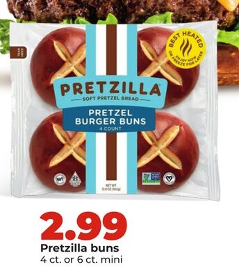 Pretzilla buns