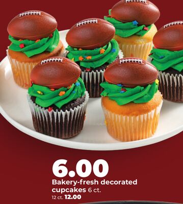 Bakery-fresh decorated cupcakes