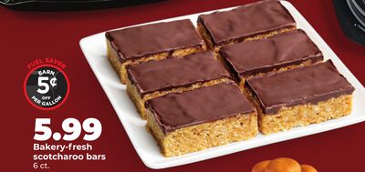 Bakery-fresh scotcharoo bars