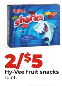 Hy-Vee fruit snacks
