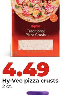 Hy-Vee pizza crusts