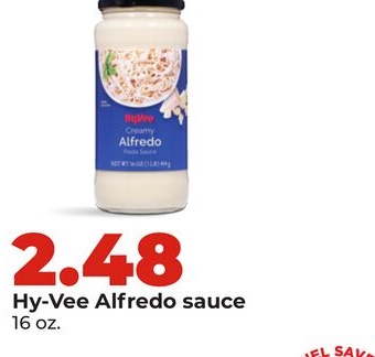 Hy-Vee Alfredo sauce