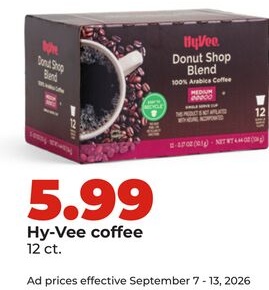 Hy-Vee coffee