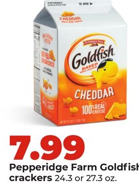 Pepperidge Farm Goldfish crackers