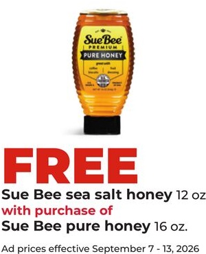 Sue Bee pure honey
