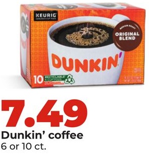 Dunkin' coffee