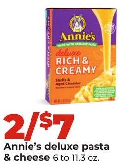 Annie's deluxe pasta & cheese