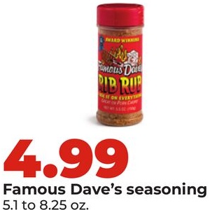 Famous Dave's seasoning