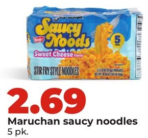 Maruchan saucy noodles