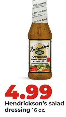 Hendrickson's salad dressing