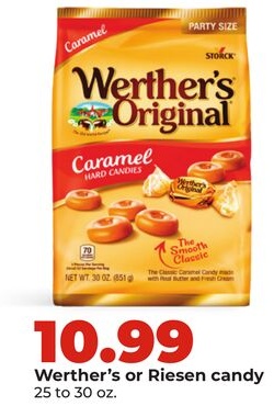 Werther's or Riesen candy
