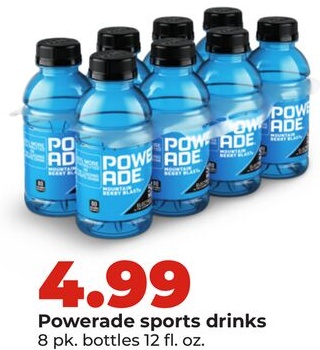 Powerade sports drinks
